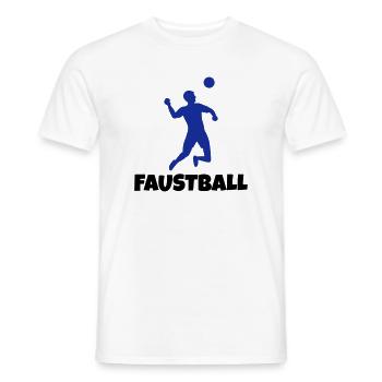 Fistball - T-shirt homme - blanc - Devant - AI Model Male 178 dark (178cm)