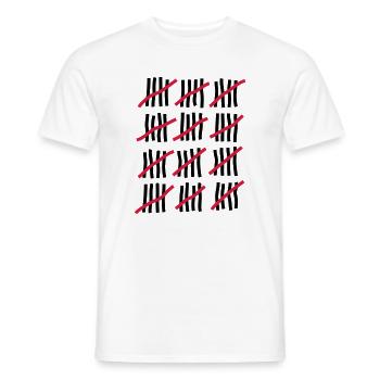 Birthday 60 years - Men's T-Shirt - white - Front - AI Model Male 178 dark (178cm)