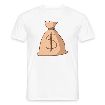 Argent - T-shirt homme - blanc - Devant - AI Model Male 178 dark (178cm)