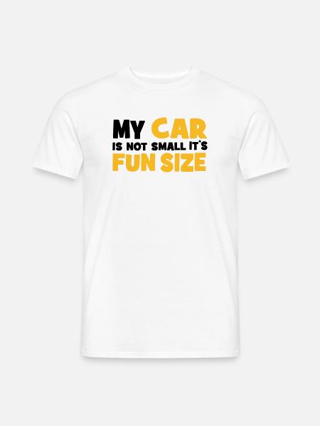 small car - Männer T-Shirt - Weiß