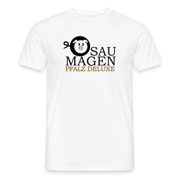 Pfalz Deluxe Saumagen - Männer T-Shirt - Weiß - Vorne - AI Model Male 178 dark (178cm)