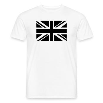 British Flag - Men's T-Shirt - white - Front - AI Model Male 178 dark (178cm)