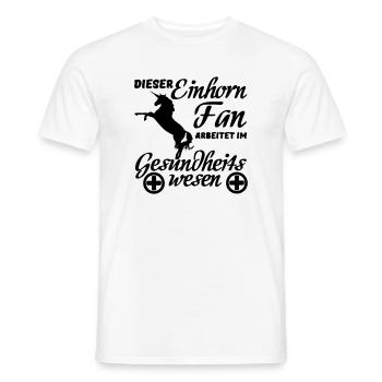 Einhorn Einhörner Medizin Spruch Geschenk Beruf - Männer T-Shirt - Weiß - Vorne - AI Model Male 178 dark (178cm)