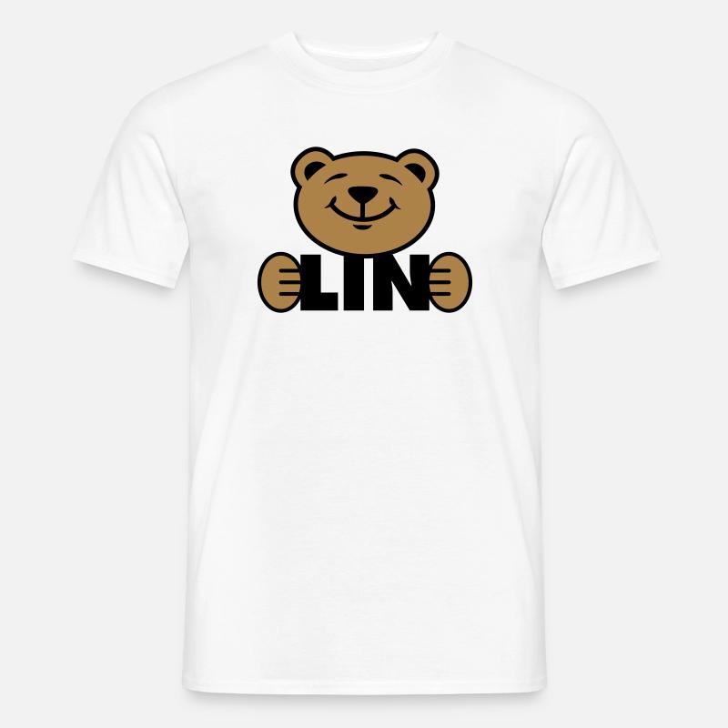 Berlin Bär - Männer T-Shirt - Weiß