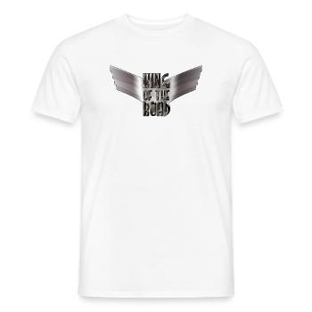 King Of The Road 2 - T-shirt homme - blanc - Devant - AI Model Male 178 dark (178cm)
