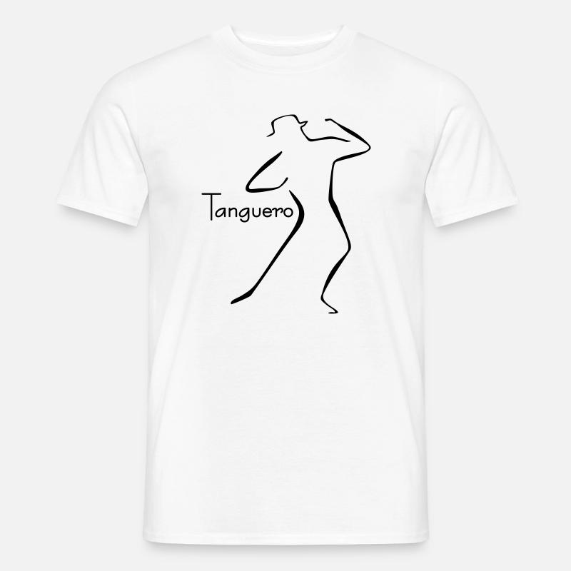 Tango-5 - Männer T-Shirt - Weiß