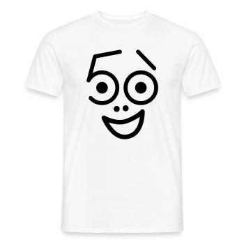 50 years old and still fresh! - Men's T-Shirt - white - Front - AI Model Male 178 dark (178cm)