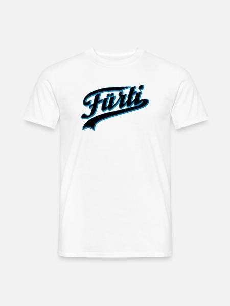 Fürti Schatten - Männer T-Shirt - Weiß