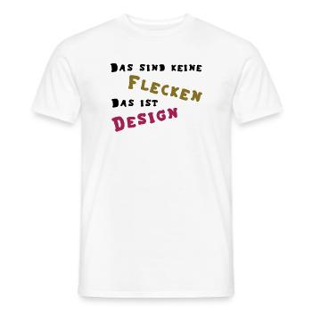 Spots - Conception - T-shirt homme - blanc - Devant - AI Model Male 178 dark (178cm)