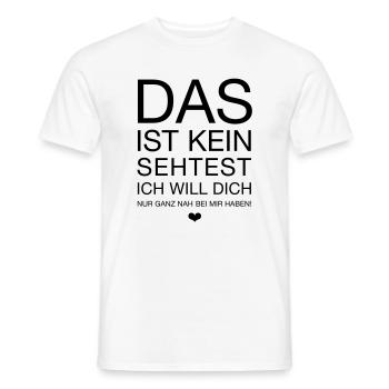 ce n'est pas un sehtest - T-shirt homme - blanc - Devant - AI Model Male 178 dark (178cm)