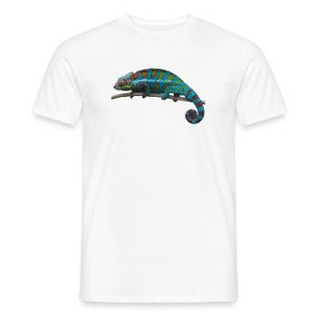 Caméléon - T-shirt homme - blanc - Devant - AI Model Male 178 dark (178cm)