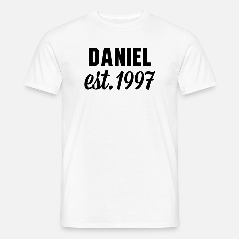 Daniel est 1997 - Männer T-Shirt - Weiß