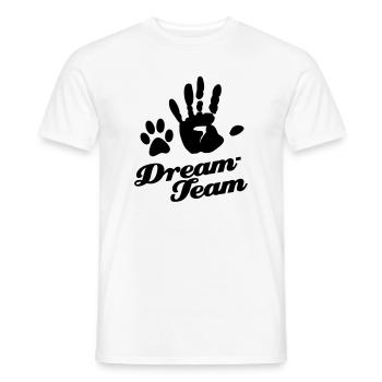 Dream Team Animal Lovers Paw - T-shirt homme - blanc - Devant - AI Model Male 178 dark (178cm)