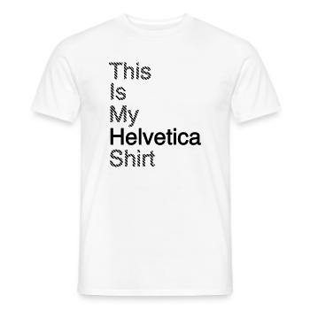 Typographie shirt cadeau Conception graphique Kindee - T-shirt homme - blanc - Devant - AI Model Male 178 dark (178cm)