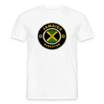 Jamaica / Cadeau / Idée cadeau - T-shirt homme - blanc - Devant - AI Model Male 178 dark (178cm)