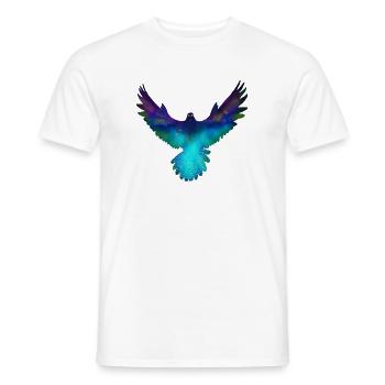 eagle falcon - Men's T-Shirt - white - Front - AI Model Male 178 dark (178cm)