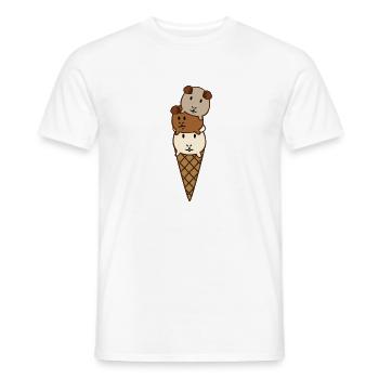 Cobaye - T-shirt homme - blanc - Devant - AI Model Male 178 dark (178cm)
