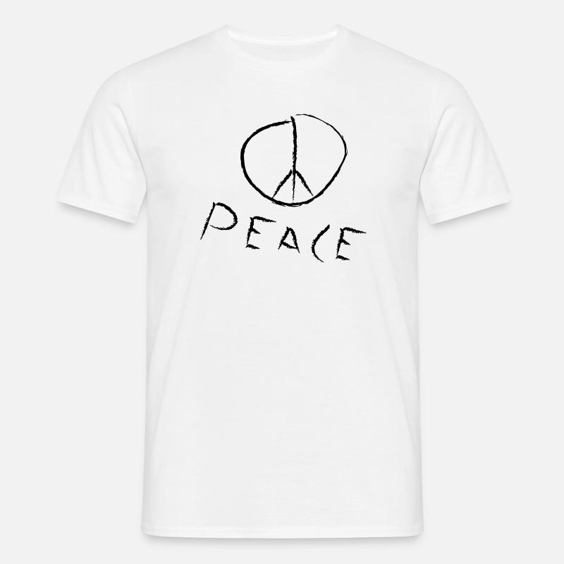 peace exit-shirt - Männer T-Shirt - Weiß