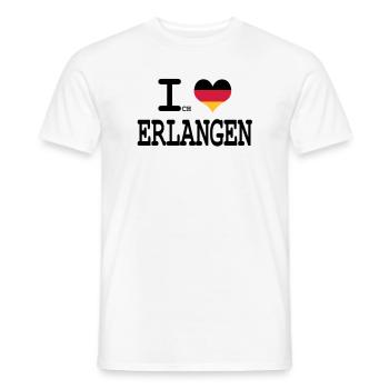 J'aime le gain - T-shirt homme - blanc - Devant - AI Model Male 178 dark (178cm)