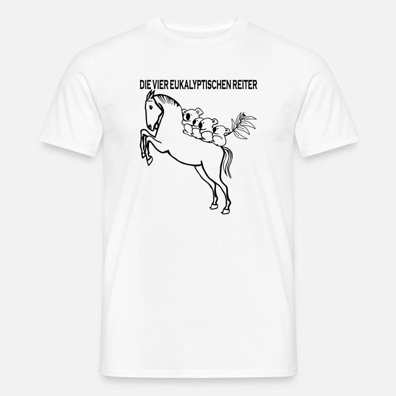 Die vier eukalyptischen Reiter - Männer T-Shirt - Weiß