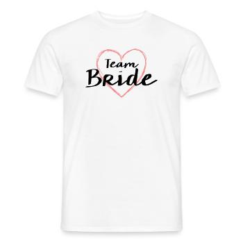 Bachelor Party de l'équipe Bride Heart - T-shirt homme - blanc - Devant - AI Model Male 178 dark (178cm)