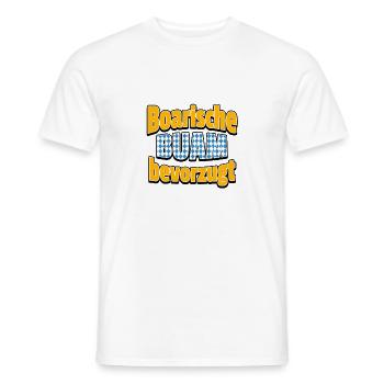 Wiesn Tracht Volksfest saufen Maß Bier - Männer T-Shirt - Weiß - Vorne - AI Model Male 178 dark (178cm)