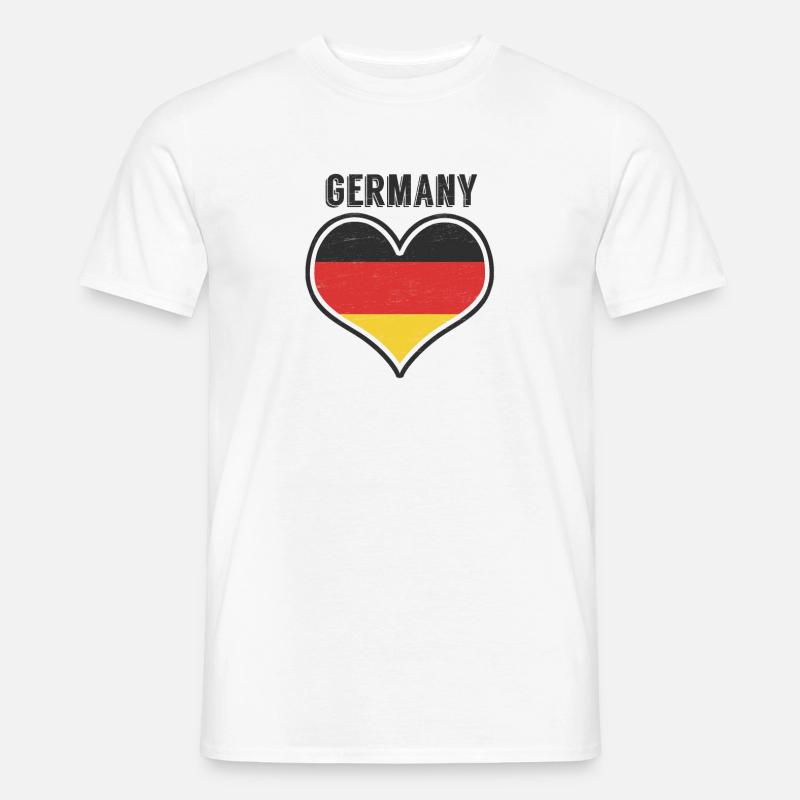 Germany - Männer T-Shirt - Weiß
