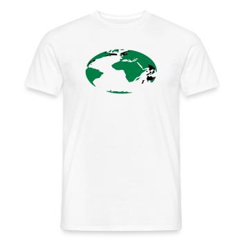 Erde - Männer T-Shirt - Weiß - Vorne - AI Model Male 178 dark (178cm)