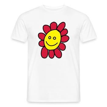 Ich bin eine Blume - Männer T-Shirt - Weiß - Vorne - AI Model Male 178 dark (178cm)