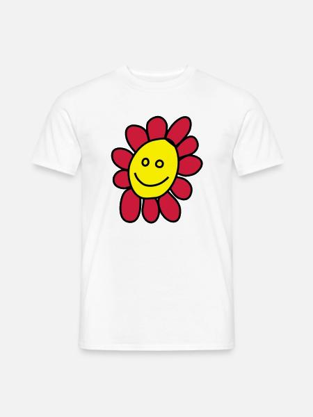 I am a flower - Men's T-Shirt - white