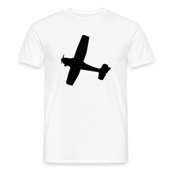Avion - T-shirt homme - blanc - Devant - AI Model Male 178 dark (178cm)