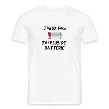 Ich kann nicht mehr. - Männer T-Shirt - Weiß - Vorne - AI Model Male 178 dark (178cm)
