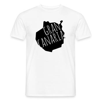 Gran Canaria - Männer T-Shirt - Weiß - Vorne - AI Model Male 178 dark (178cm)