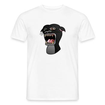 Tattoo Panter Head Body Art T-Shirt & Gift - Men's T-Shirt - white - Front - AI Model Male 178 dark (178cm)