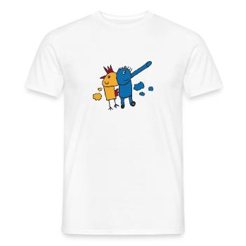 Gallifant - Männer T-Shirt - Weiß - Vorne - AI Model Male 178 dark (178cm)