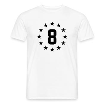 Achten Geburtstag - Männer T-Shirt - Weiß - Vorne - AI Model Male 178 dark (178cm)