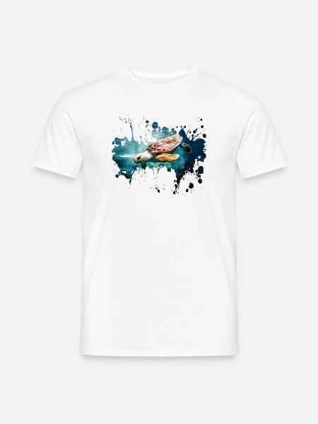 Petcontest turtle - Men's T-Shirt - white