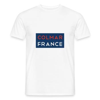 Colmar Elsass Shirt Alsace France - Männer T-Shirt - Weiß - Vorne - AI Model Male 178 dark (178cm)
