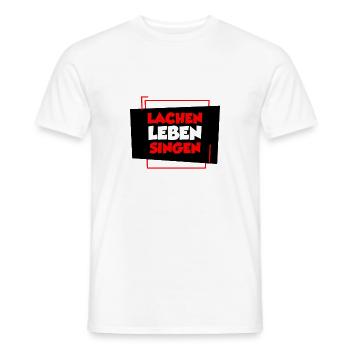 Singer singer sing singing gift Christmas - Men's T-Shirt - white - Front - AI Model Male 178 dark (178cm)