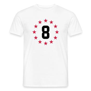 Achten Geburtstag - Männer T-Shirt - Weiß - Vorne - AI Model Male 178 dark (178cm)