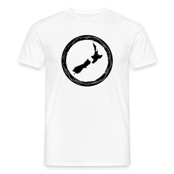 new zealand - T-shirt homme - blanc - Devant - AI Model Male 178 dark (178cm)
