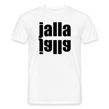 Jalla jalla | schnell schnell - T-shirt homme - blanc - Devant - AI Model Male 178 dark (178cm)