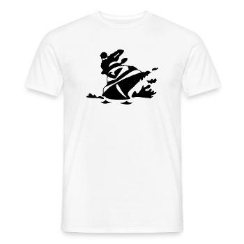 jetski - T-shirt homme - blanc - Devant - AI Model Male 178 dark (178cm)