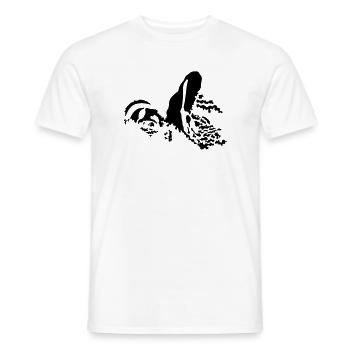 schwimmer_2 - T-shirt homme - blanc - Devant - AI Model Male 178 dark (178cm)