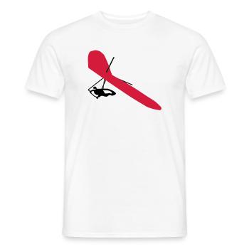 Drachenflieger - Männer T-Shirt - Weiß - Vorne - AI Model Male 178 dark (178cm)