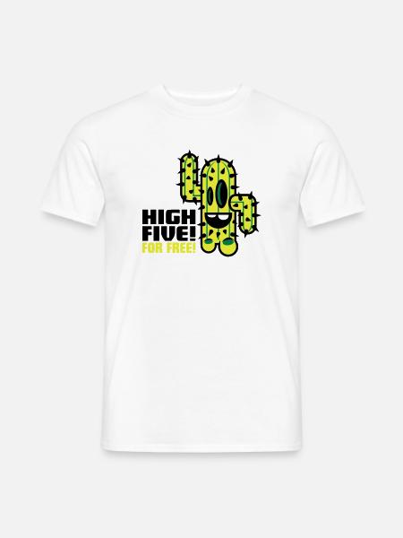 cactus comic - Men's T-Shirt - white