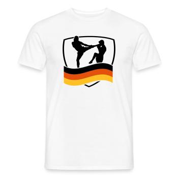 deutschland_kampfsport_1 - Männer T-Shirt - Weiß - Vorne - AI Model Male 178 dark (178cm)