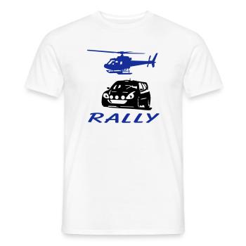 Rally - Männer T-Shirt - Weiß - Vorne - AI Model Male 178 dark (178cm)