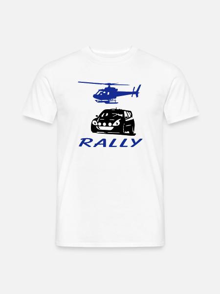 rally_1 - T-shirt homme - blanc