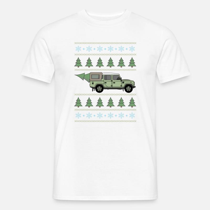 Defender Pickup - Tree - T-shirt uomo - bianco